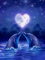 Без бренда «Дельфины под луной вида сердца» в Махачкала