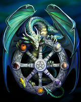 Без бренда «Коробка 20 шт: Дракон на магическом круге» в Махачкала