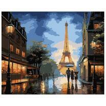 Вечерняя улица в Париже