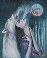 Без бренда «Девушка и волк в полнолуние» в Махачкала в интернет-магазине Без бренда «Девушка и волк в полнолуние» в Махачкала