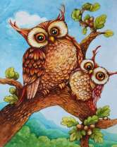 Без бренда «Совёнок с совой на ветке» в Махачкала