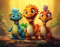 Без бренда «Милые и веселые дракончики» в Махачкала