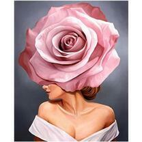 Без бренда «Девушка с розовой розой на голове» в Махачкала