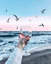 Без бренда «Бокал вина и рассветное море» в Махачкала в интернет-магазине  Без бренда «Бокал вина и рассветное море» в Махачкала