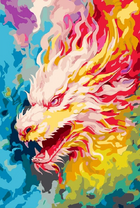 Без бренда «Разноцветный огненный дракон» в Махачкала в интернет-магазине  Без бренда «Разноцветный огненный дракон» в Махачкала