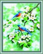 Без бренда «Две птички на цветущей яблоне» в Махачкала в интернет-магазине  Без бренда «Две птички на цветущей яблоне» в Махачкала