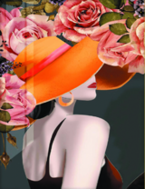 Без бренда «Дама в яркой шляпе и розы» в Махачкала в интернет-магазине  Без бренда «Дама в яркой шляпе и розы» в Махачкала