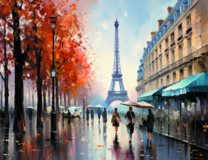 Париж осенью