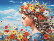 Девушка влплощение весны