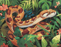 Без бренда «Маисовый полоз в зеленой листве» в Махачкала